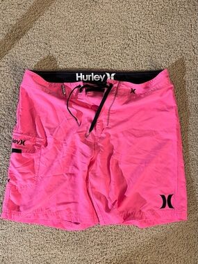 Hurley Pink Boardshorts Size 34